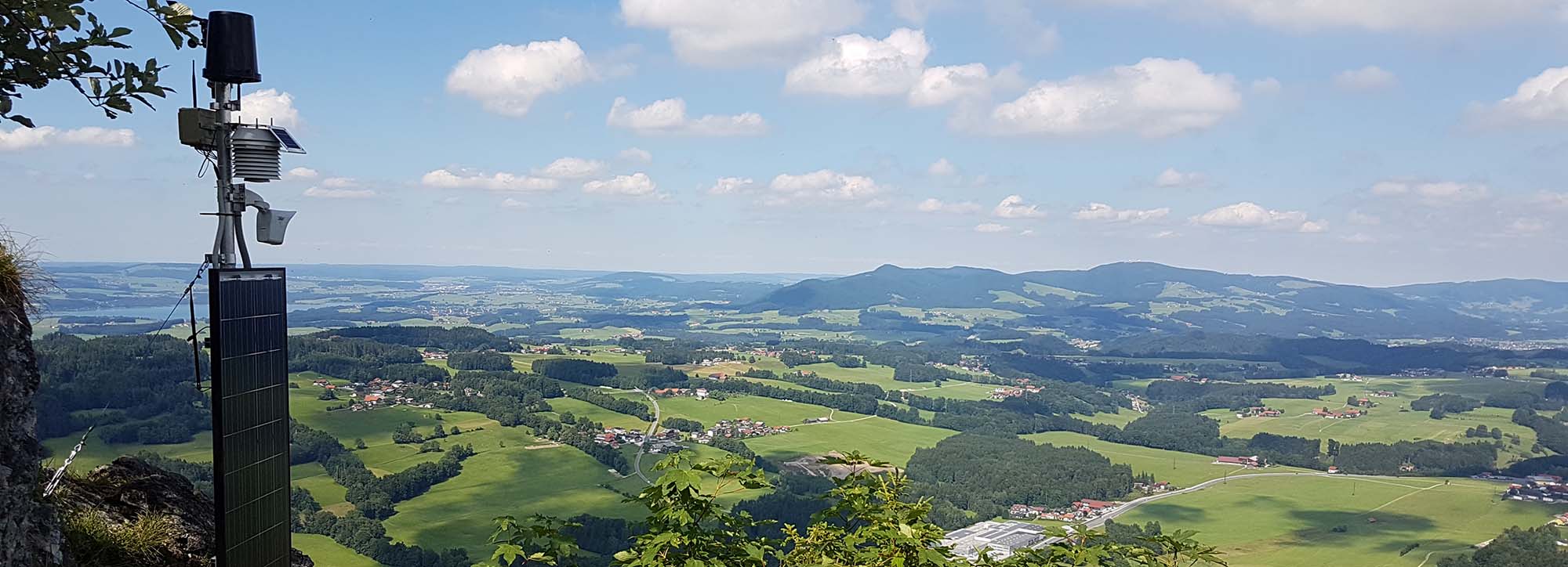 Sensorennetzwerk in der Natur Geothermie