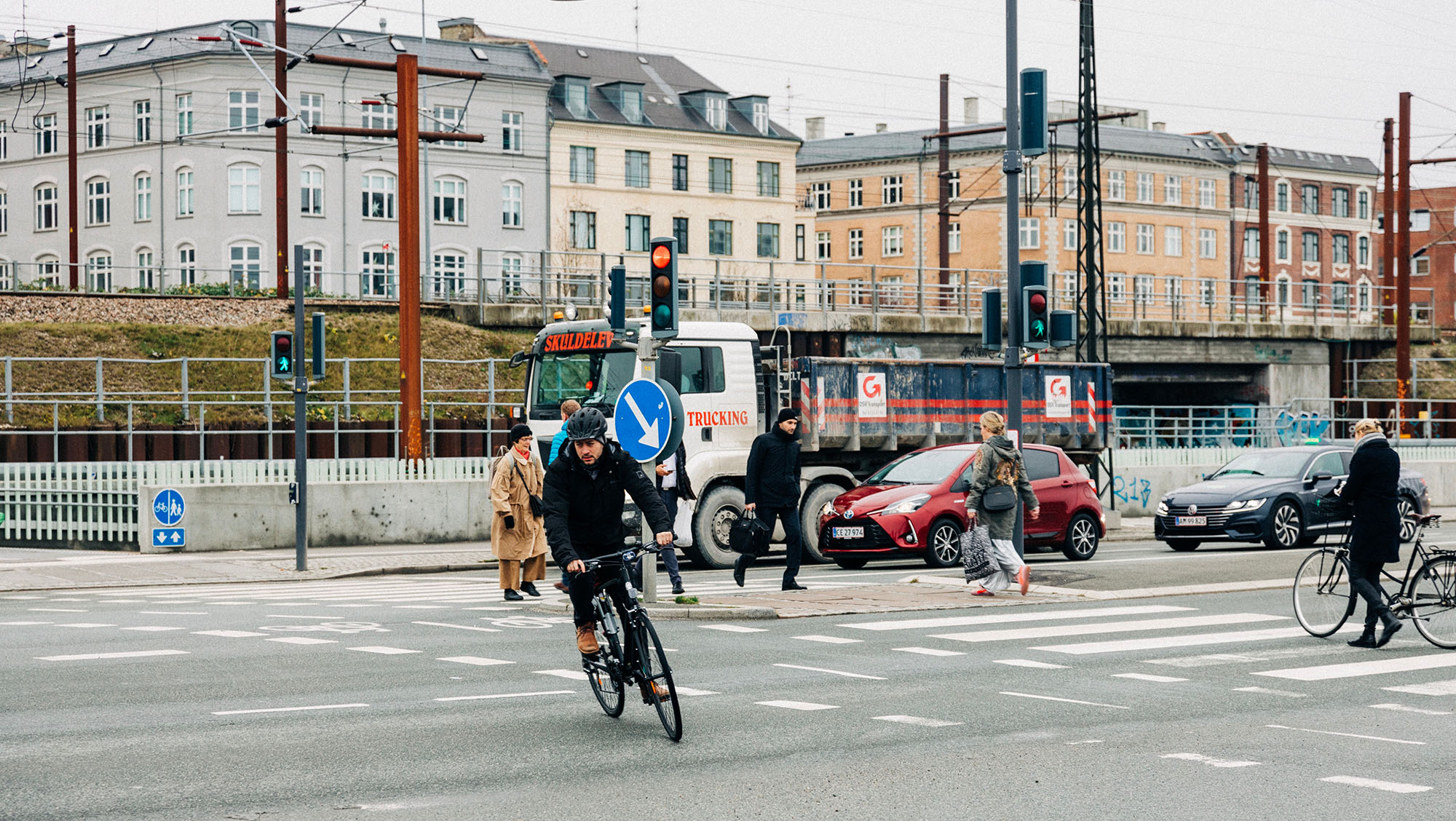Kritische Kreuzungssituation